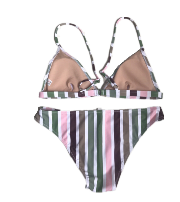 Grey polyester lingerie bikini set - product image 1