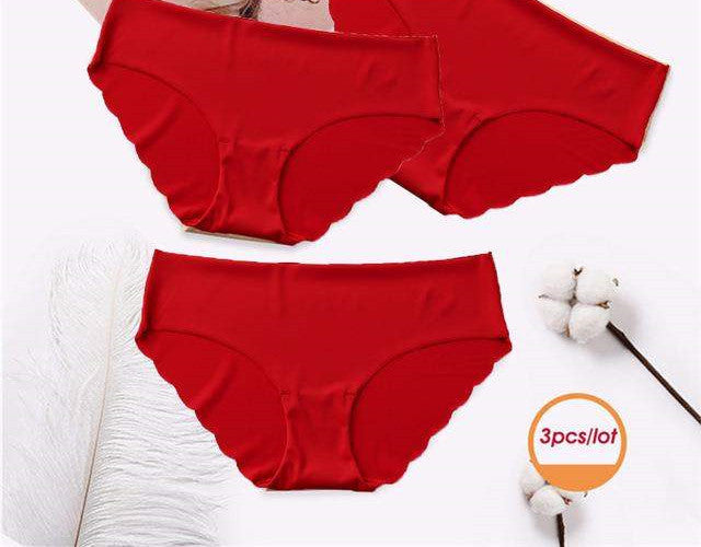 Elegant breathable cotton lingerie briefs