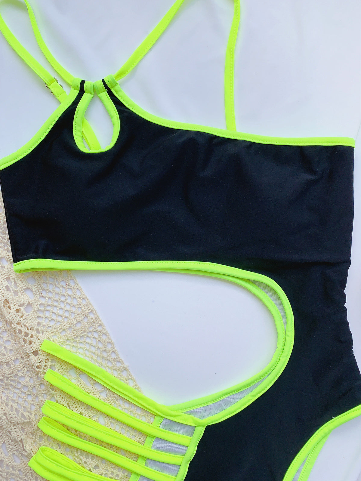 Elegant nylon and spandex lingerie bodysuits - image 3