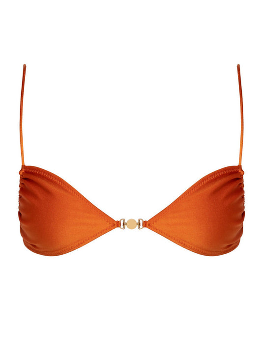 Black halter nylon intimate bikini set - product image 1