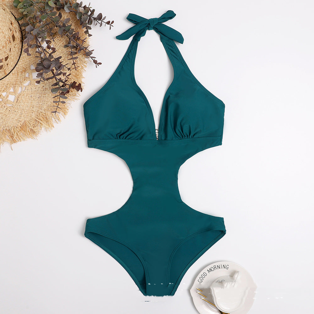 Black backless one-piece nylon lingerie bodysuits - image 4