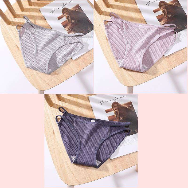 Seamless breathable cotton lingerie briefs - image 2