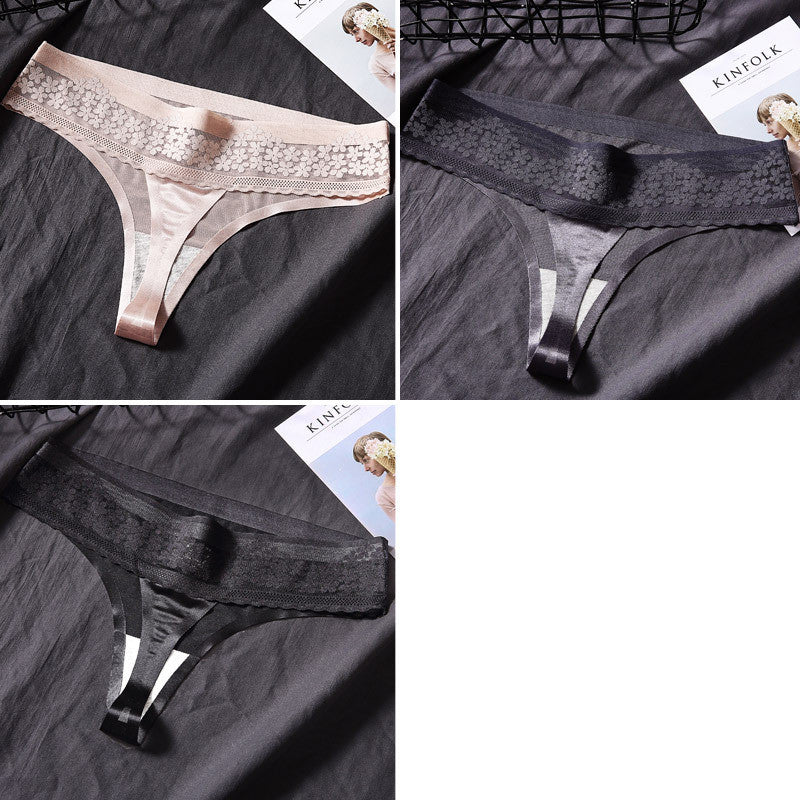 Elegant cotton and silk lingerie briefs