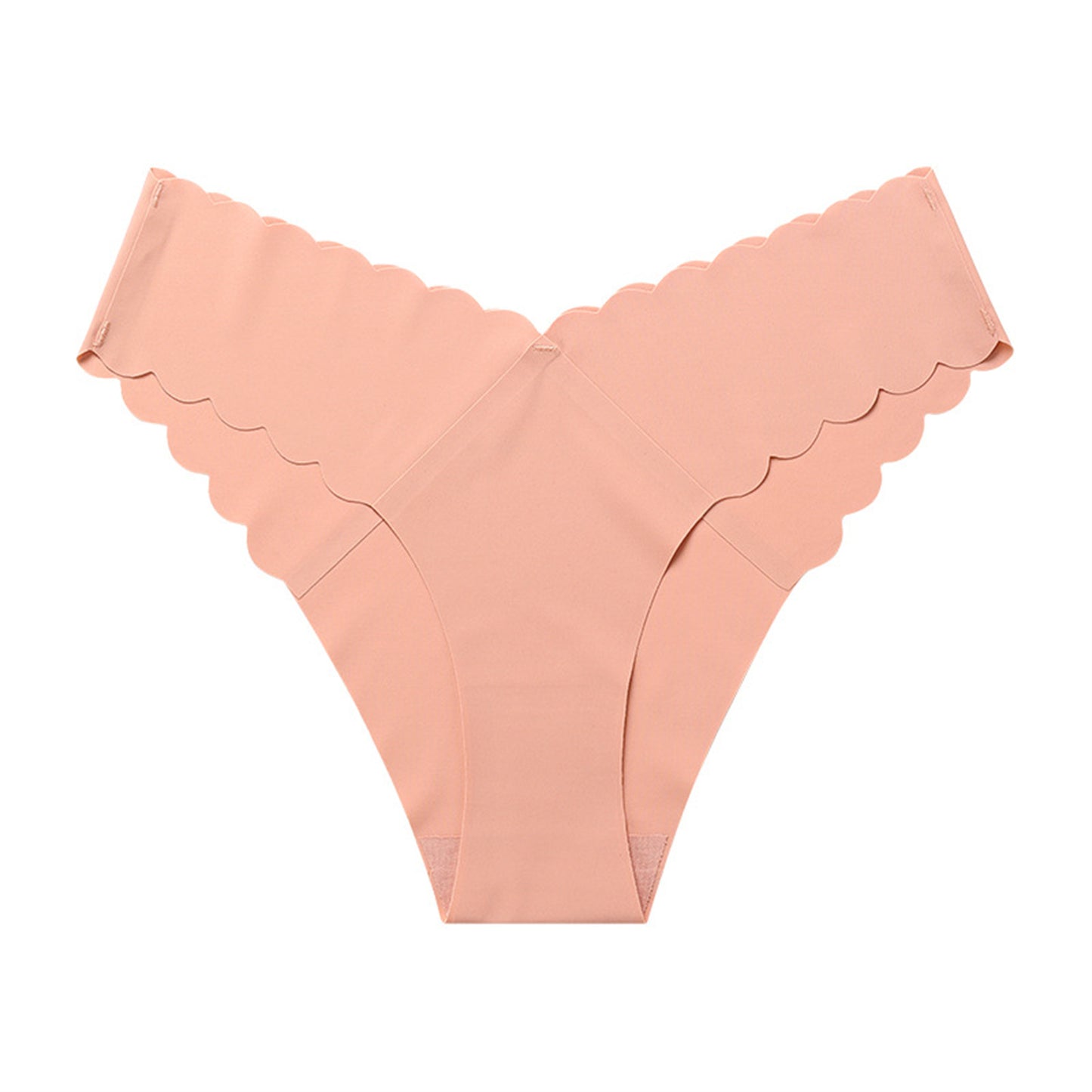 Low-waisted seamless breathable lace lingerie briefs