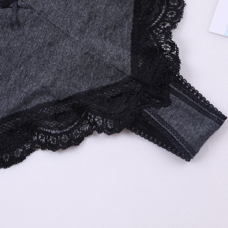 Elegant feminine cotton lingerie briefs - image 3