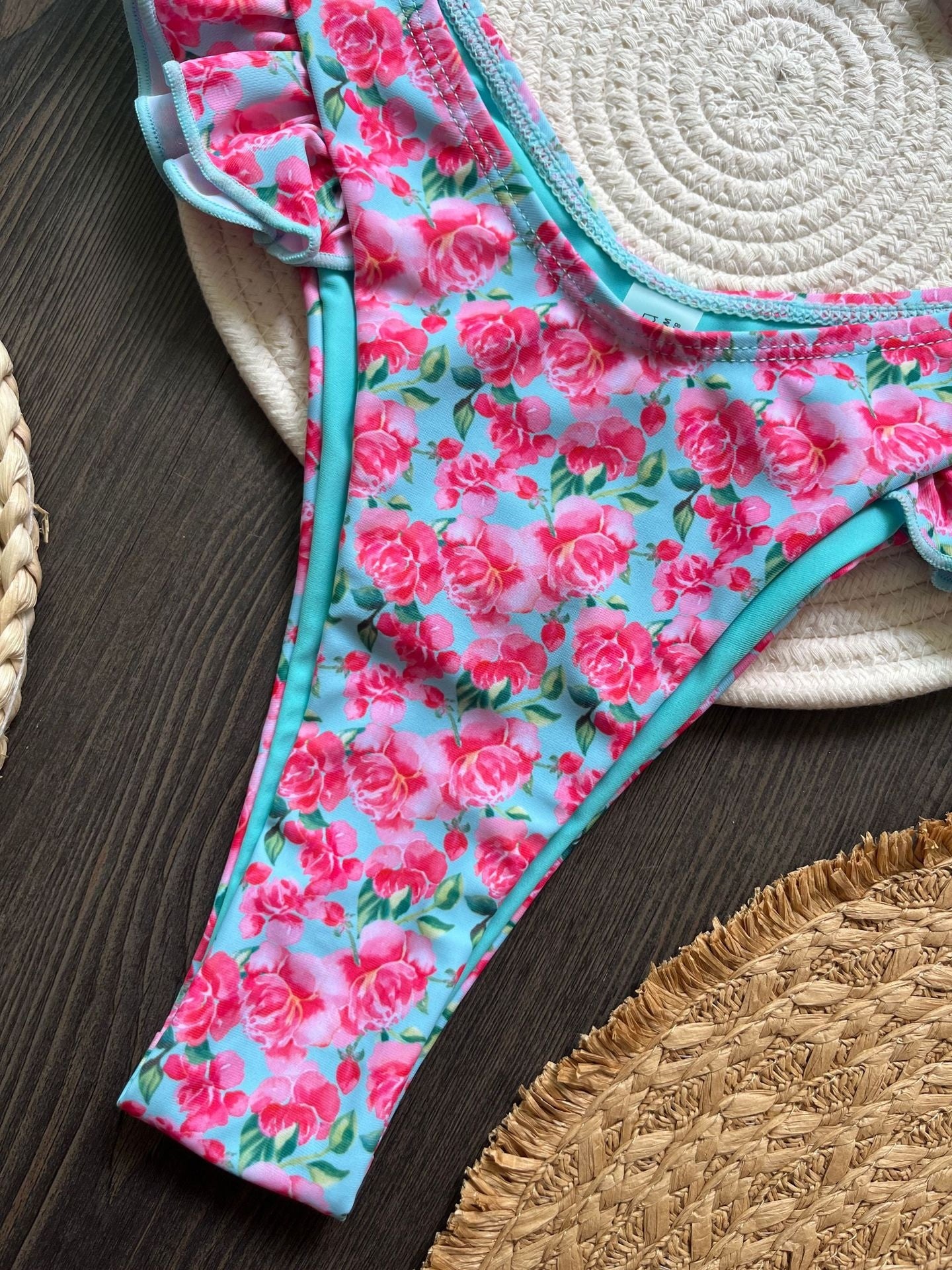 Floral lingerie bikini set - product image 1