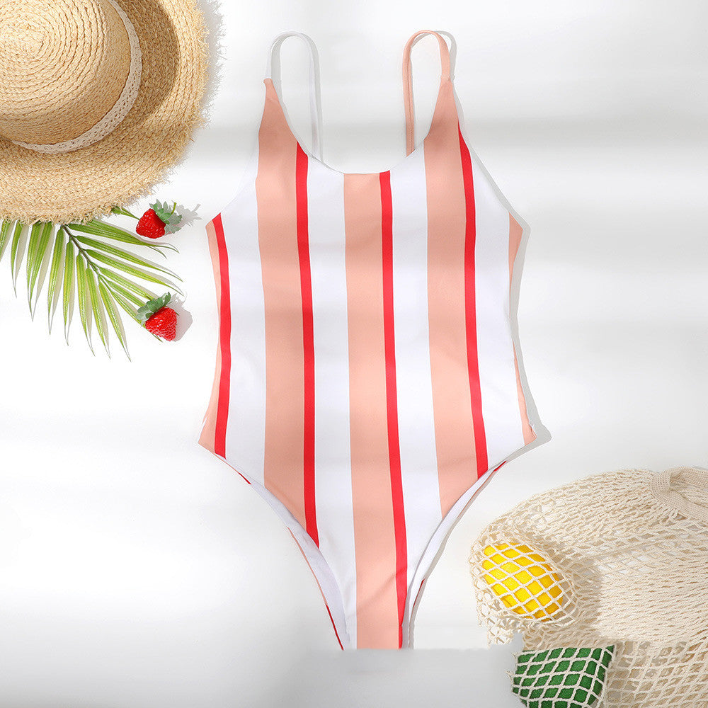 Pink one-piece polyester intimate lingerie bodysuits