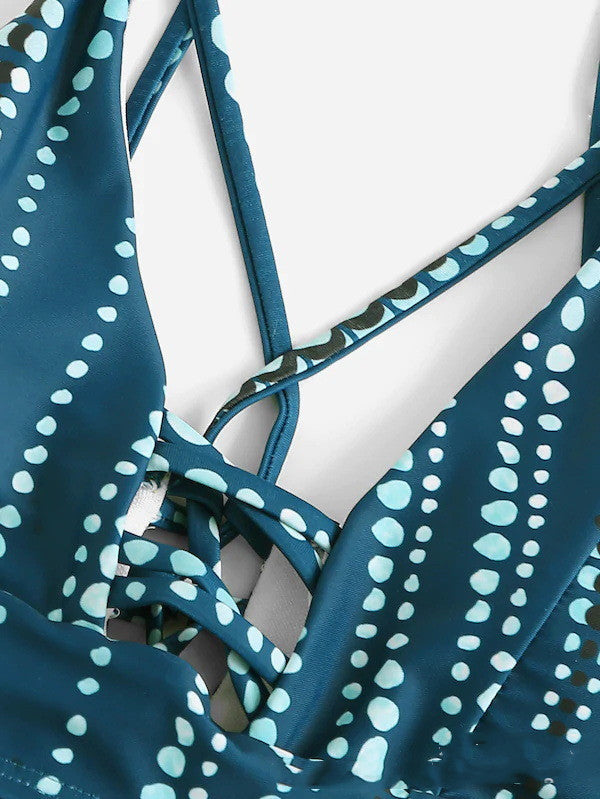 Stylish polyester and spandex bikini sets - image 2
