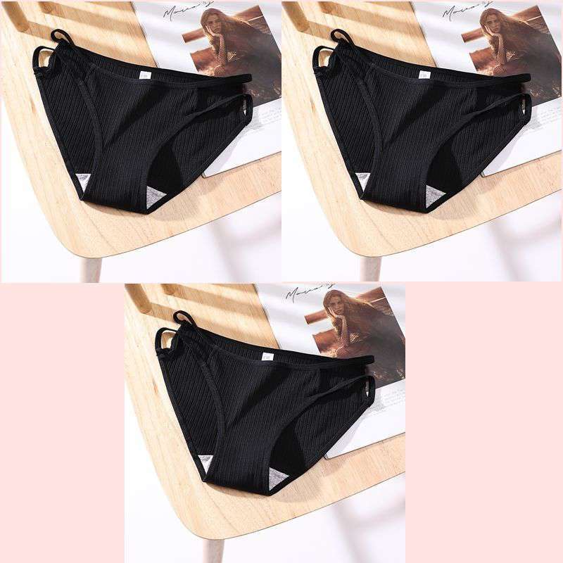 Seamless breathable cotton lingerie briefs