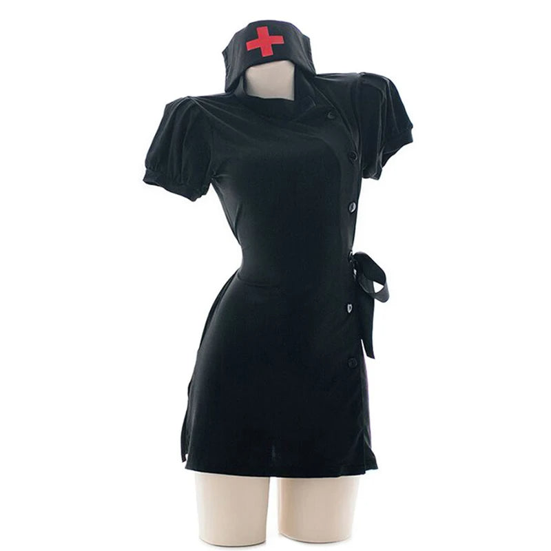 Nurse Polyester Lingerie Skirt Sets product image
