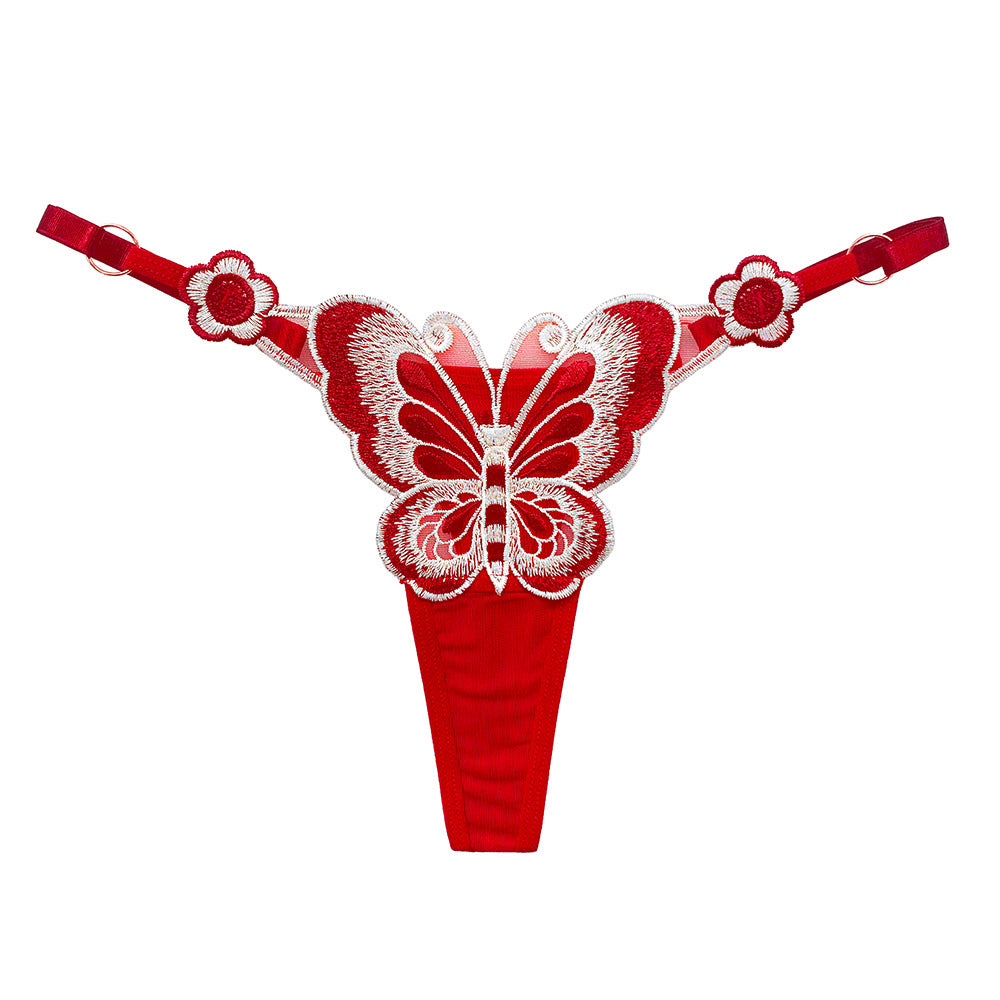 Low-waisted seamless nylon lingerie briefs