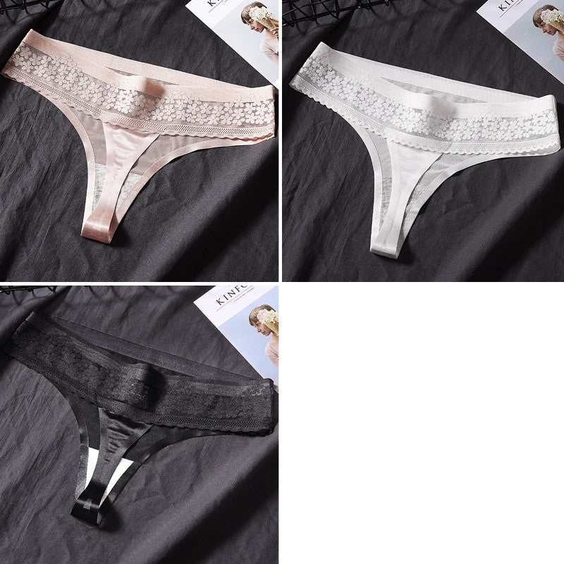 Elegant cotton and silk lingerie briefs