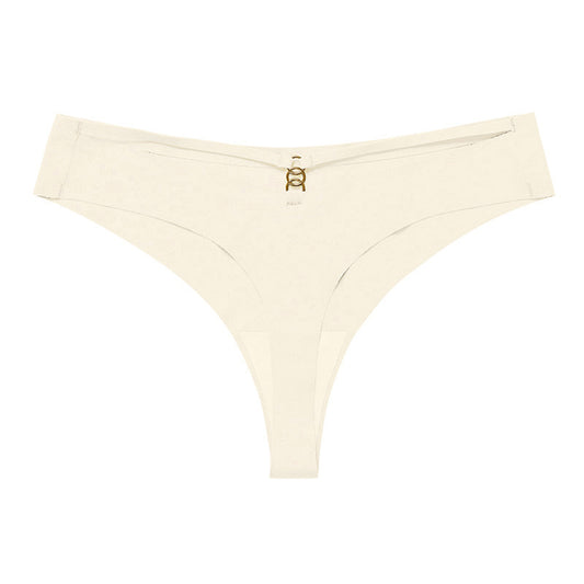 Low-waisted seamless breathable ice silk lingerie bodysuits - image 1