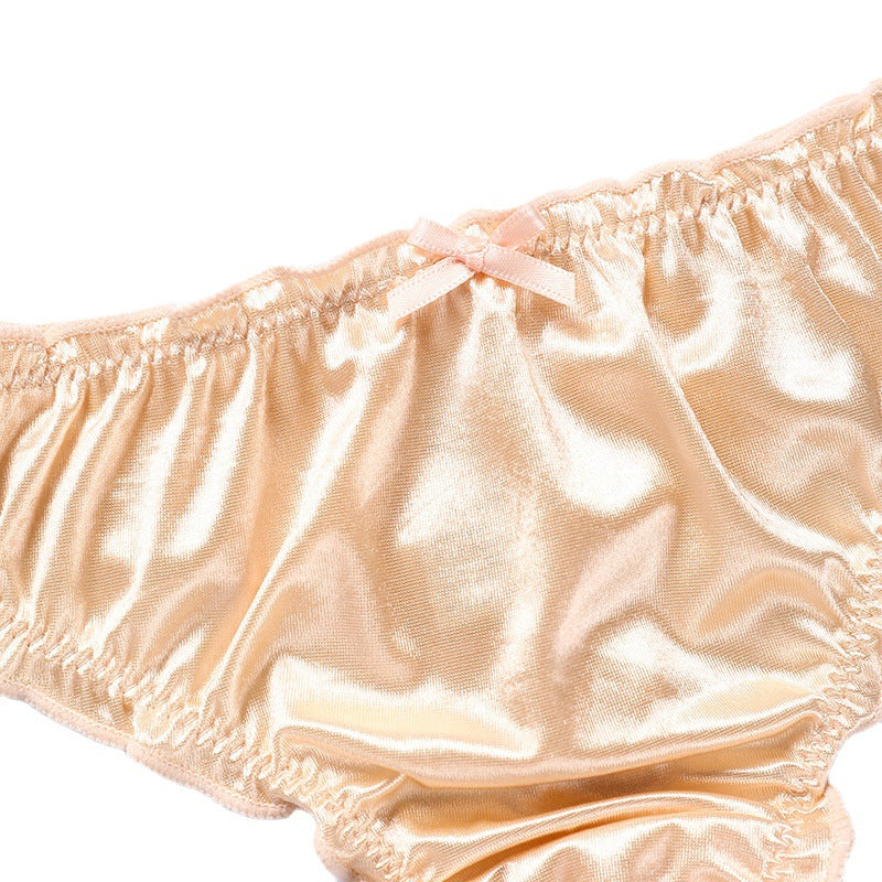 Elegant cotton and nylon lingerie briefs - image 1