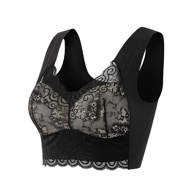 Elegant feminine push-up nylon bras