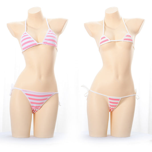 Stylish lace and cotton bikini sets - image 1