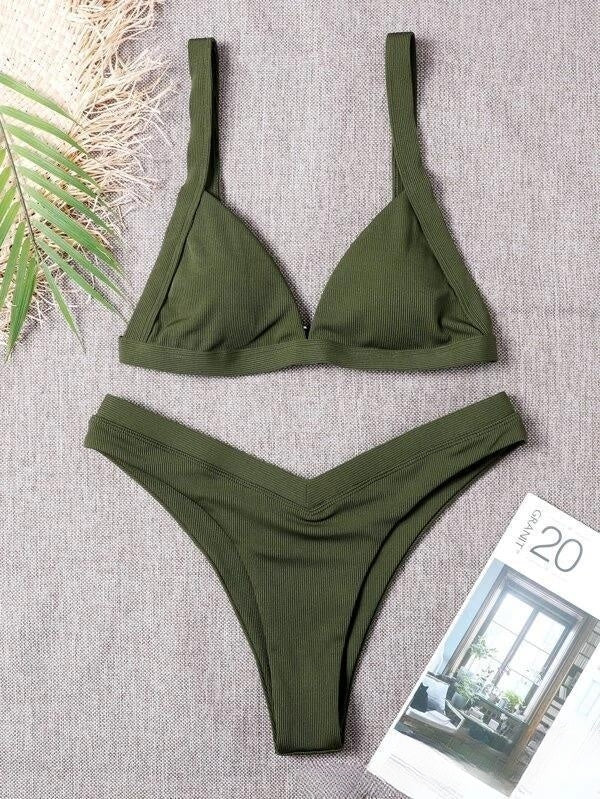 Stylish modern polyester bikini sets