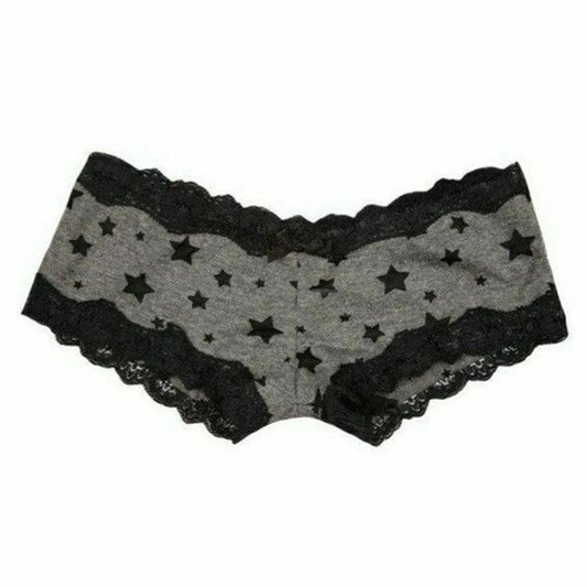 Elegant lace and polyester lingerie briefs - image 1