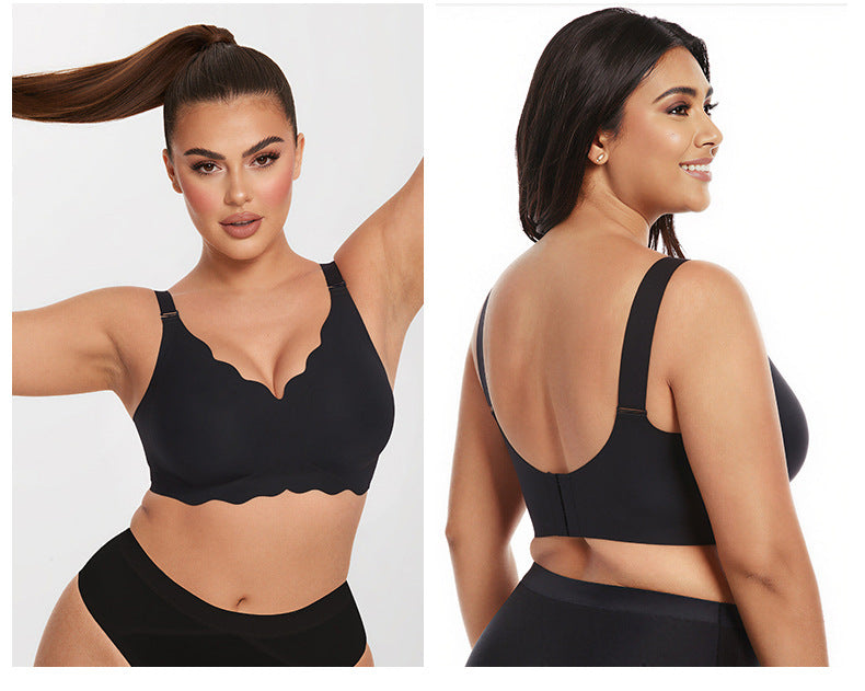 Underwire push-up plus-size leopard cotton bras - image 2