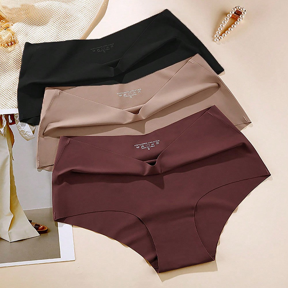 Plus-size high-waisted breathable nylon lingerie briefs - image 3