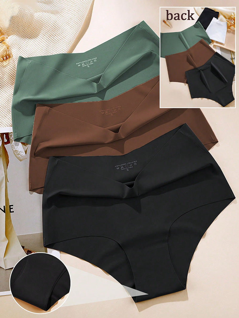 Plus-size high-waisted breathable nylon lingerie briefs - image 2
