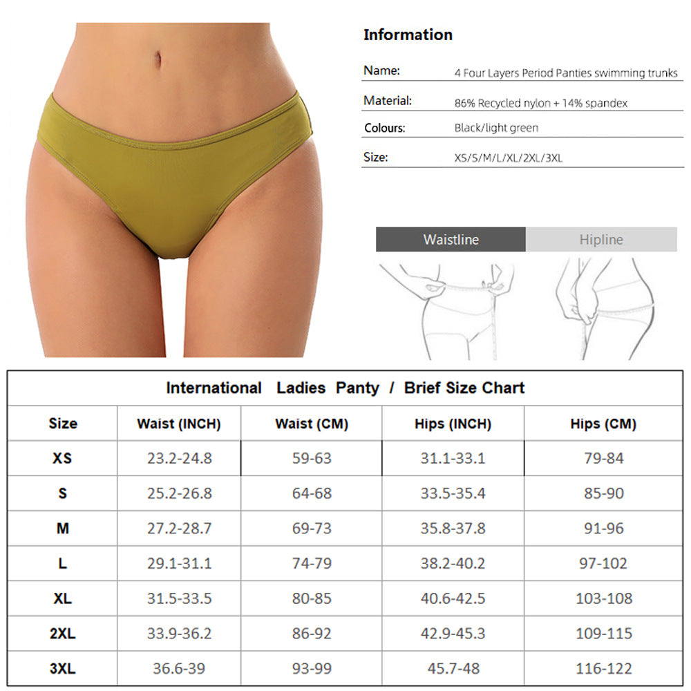 Elegant feminine nylon lingerie briefs - image 1