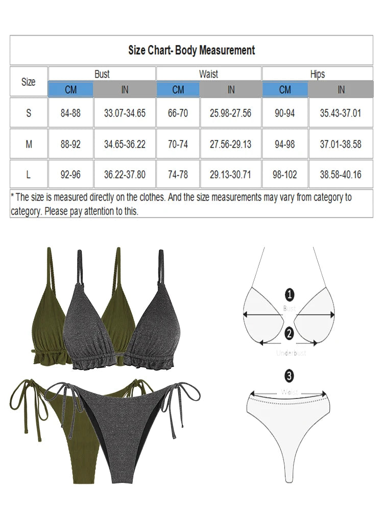 Stylish modern polyester bikini sets - image 1