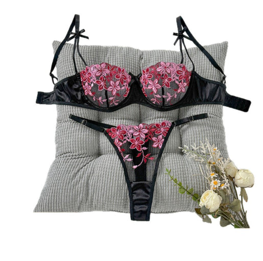Elegant lace and mesh lingerie sets - image 3