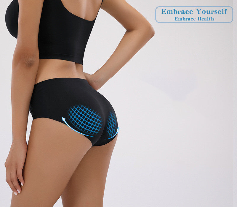 Seamless breathable nylon and cotton lingerie briefs - image 3