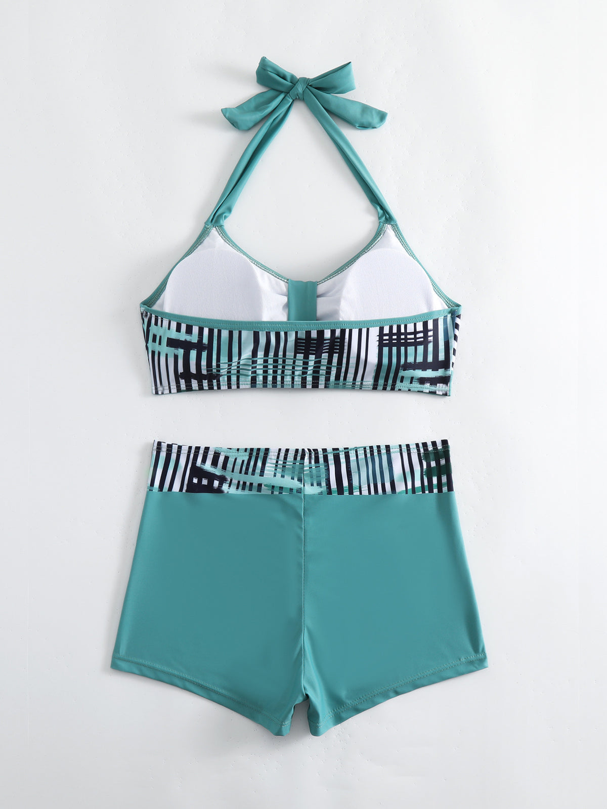 Halter polyester and spandex bikini sets - image 2