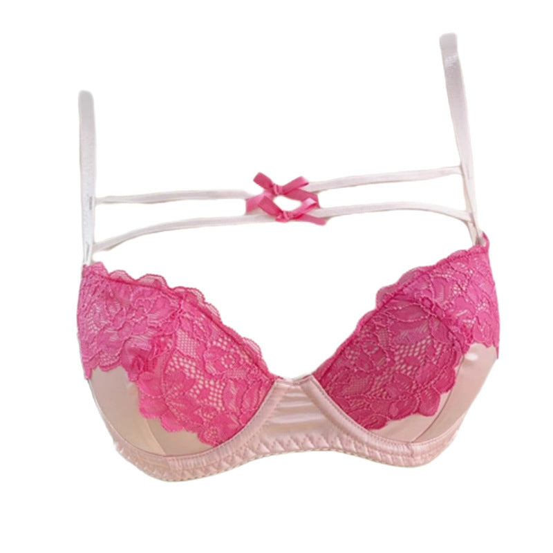 Push-Up Cotton and Nylon Lingerie Briefs - Rose Black High Quality / 3270AB product image