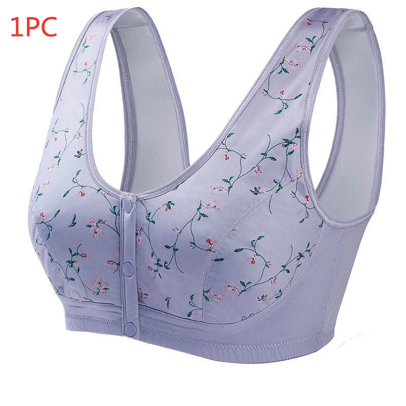Elegant breathable underwire cotton bras - image 1