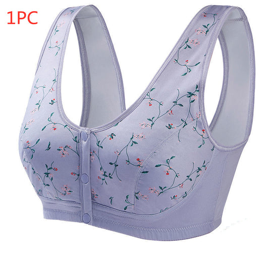 Elegant breathable underwire cotton bras - image 1