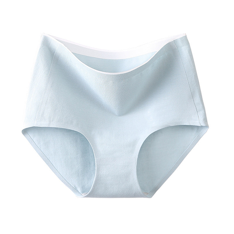 Elegant high-waisted cotton lingerie briefs