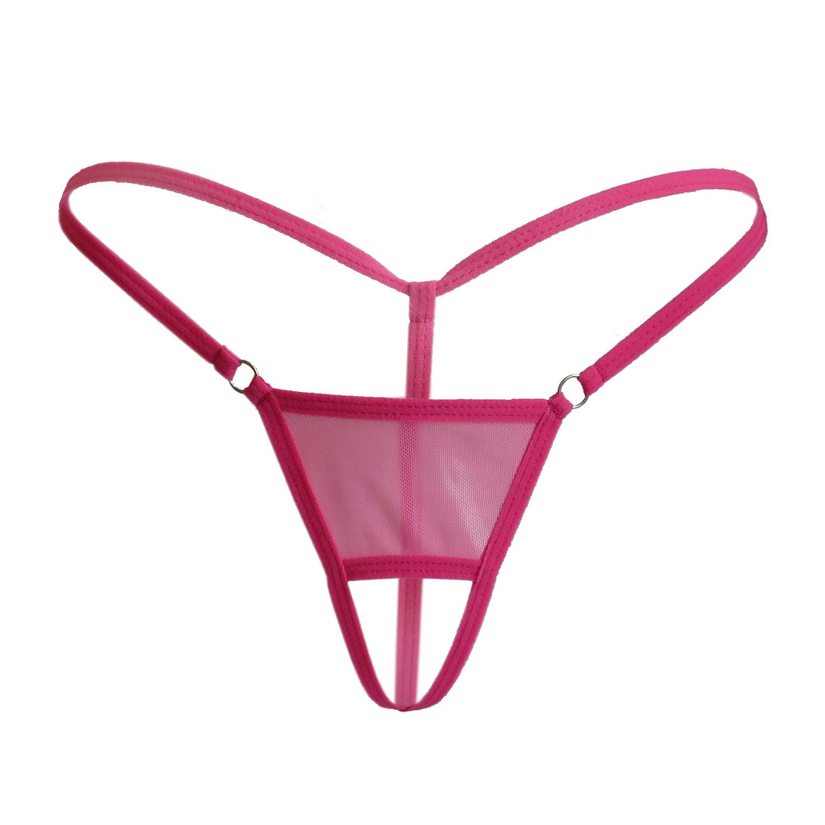 Elegant crotchless spandex lingerie briefs - image 2