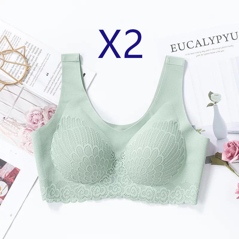 Lace and nylon bras