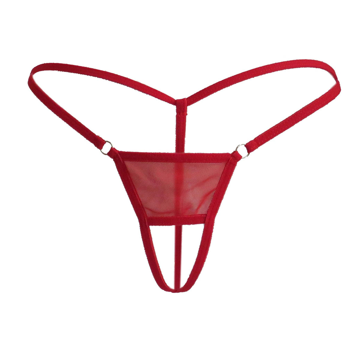 Elegant crotchless spandex lingerie briefs - image 3