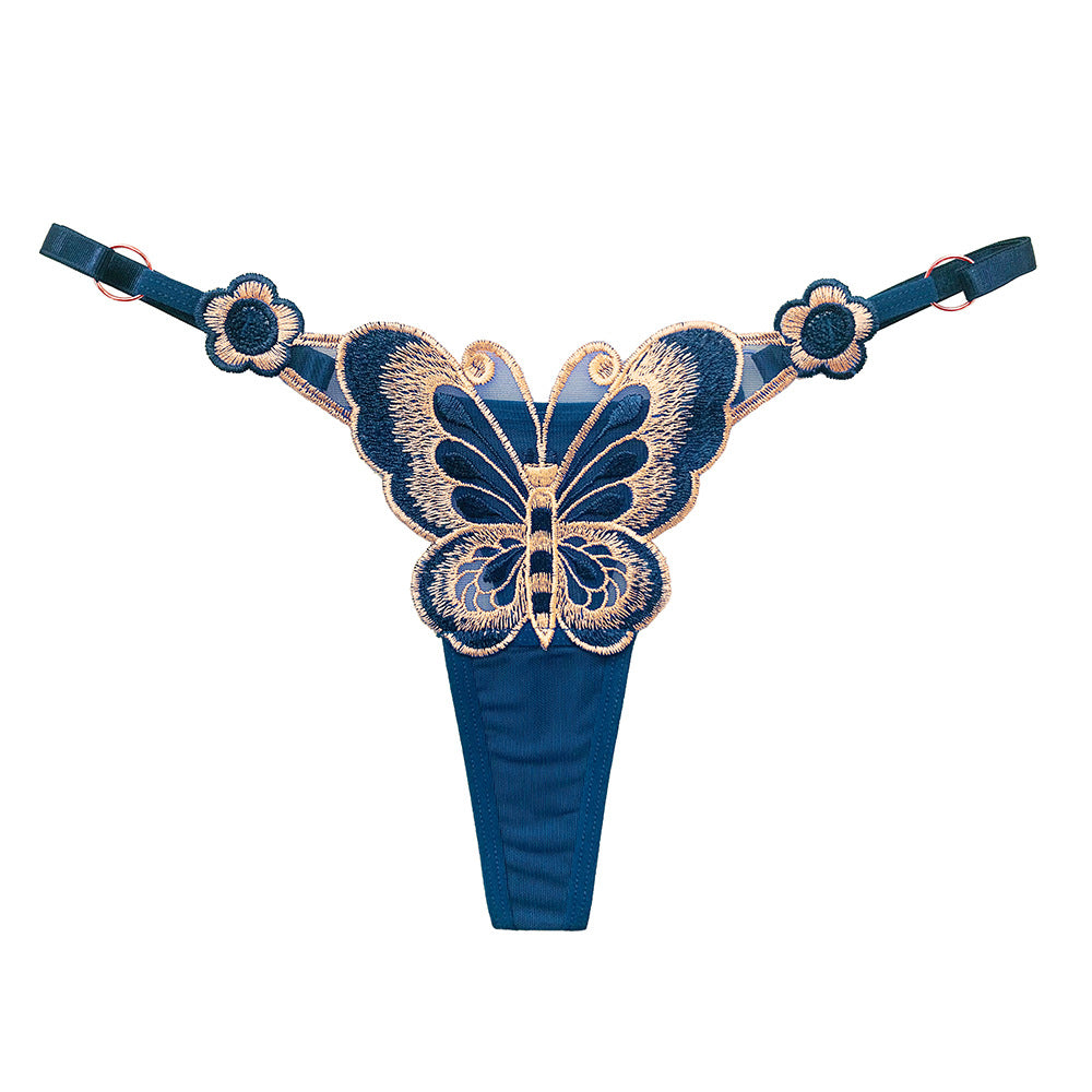 Low-waisted seamless nylon lingerie briefs