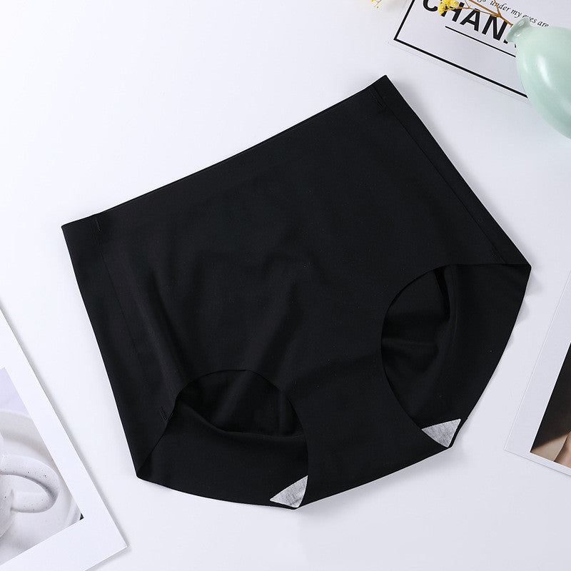 Seamless breathable cotton and nylon lingerie briefs - image 1