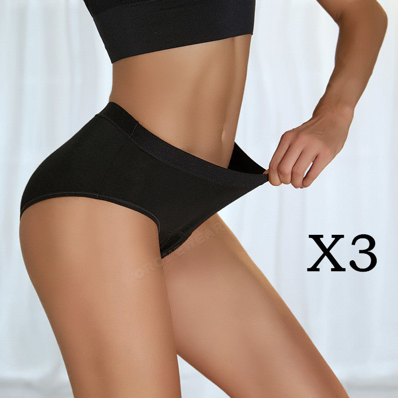 Elegant feminine cotton lingerie briefs