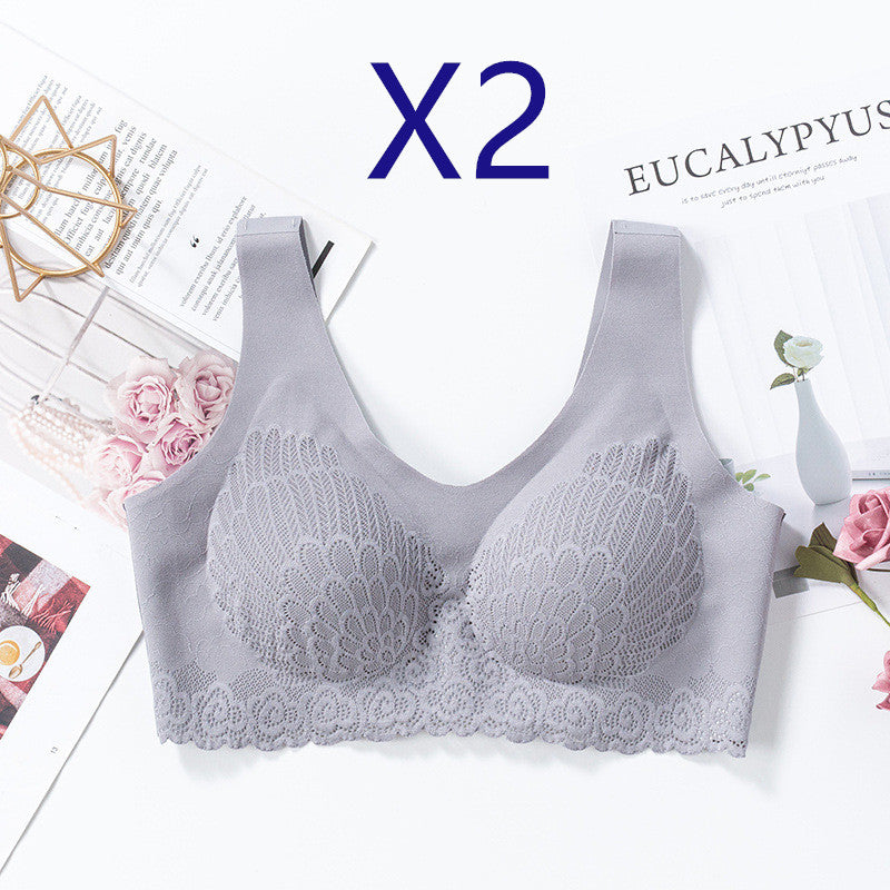 Lace and nylon bras