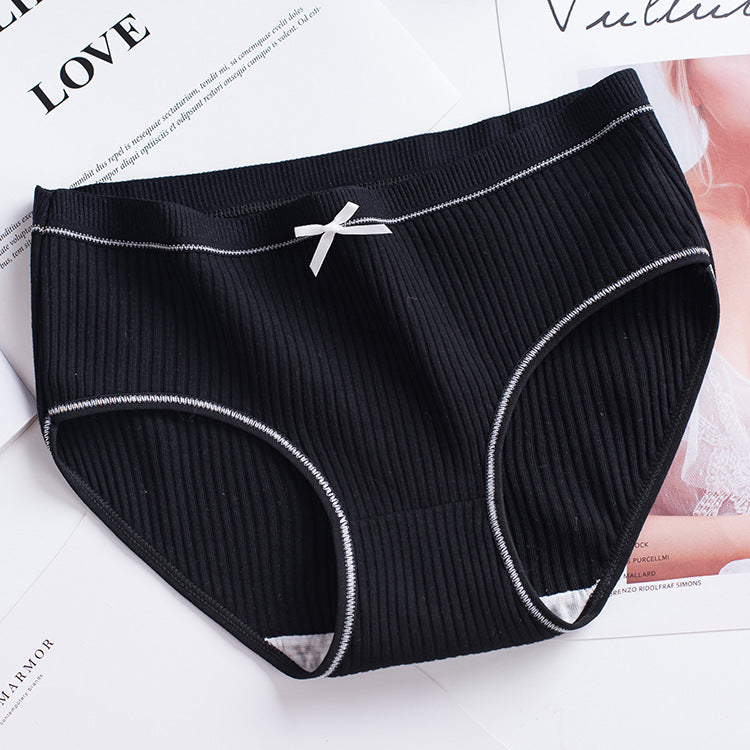 Plus-size seamless breathable lace lingerie briefs
