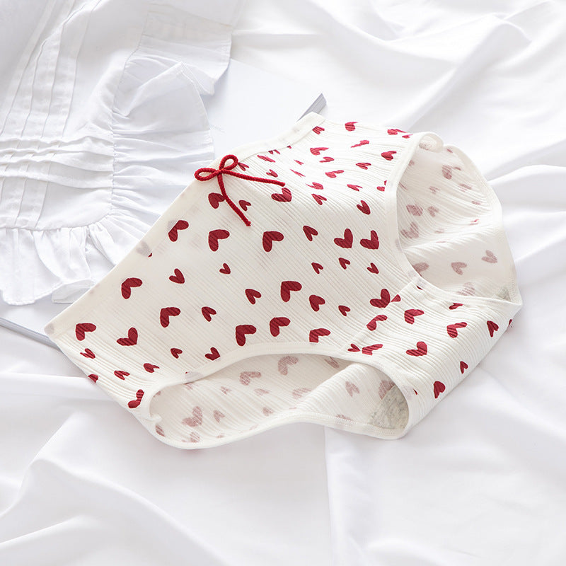 Elegant high-waisted cotton lingerie sets