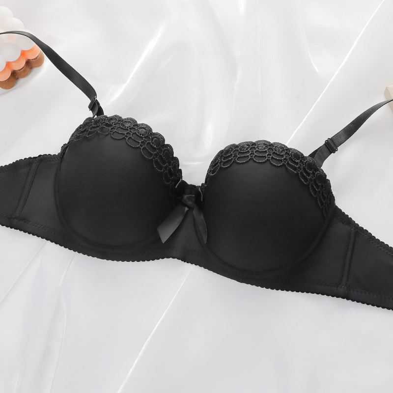Elegant Feminine Embroidered Lingerie Sets - Pink / S product image