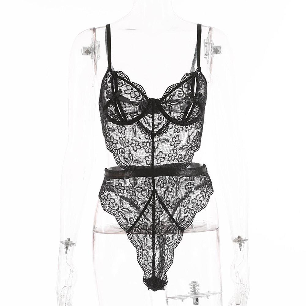 Black shaping lingerie bodysuits