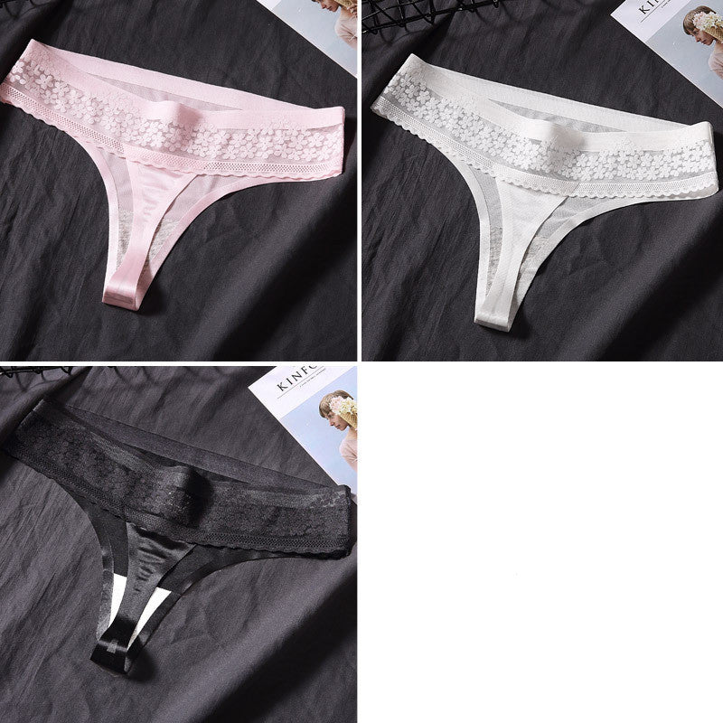 Elegant cotton and silk lingerie briefs