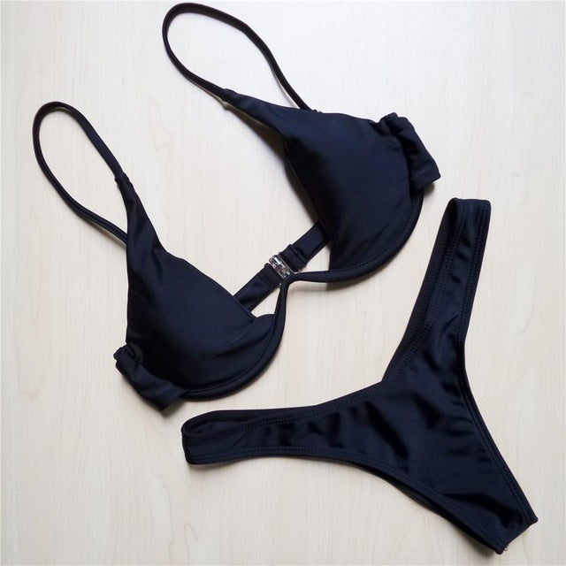 Stylish modern push-up bikini sets