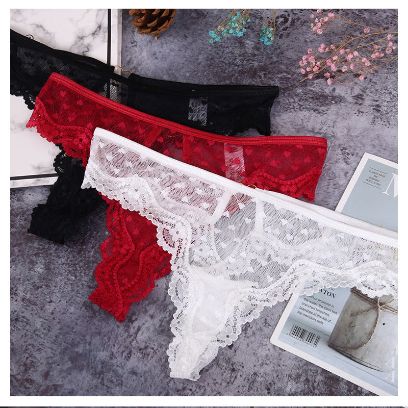 Low-waisted seamless breathable sheer cotton lingerie briefs - image 4