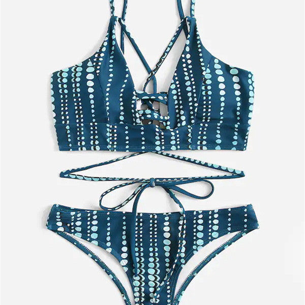 Stylish polyester and spandex bikini sets - image 1