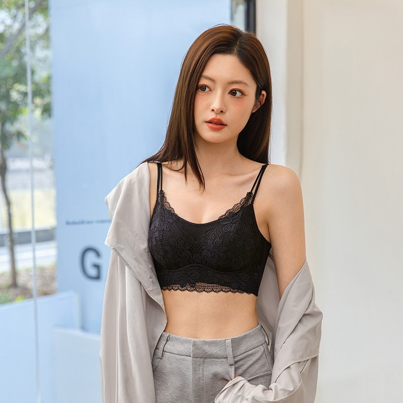 Push-up seamless breathable shaping lace bras